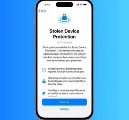 贵港苹果授权维修店分享被盗设备保护功能开启方法 