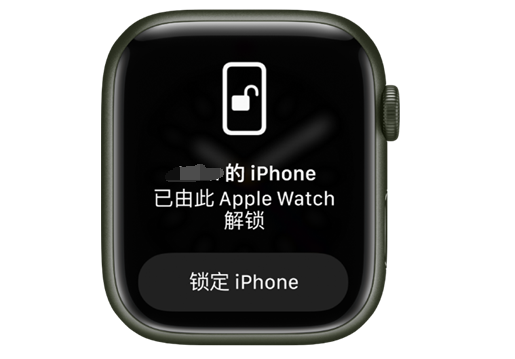 贵港苹果手机维修分享用 AppleWatch 解锁配备面容 ID 的 iPhone方法 