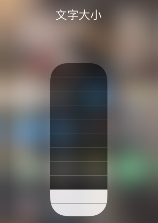 贵港苹果手机维修分享小技巧：在 iPhone 控制中心快速调节字体大小 